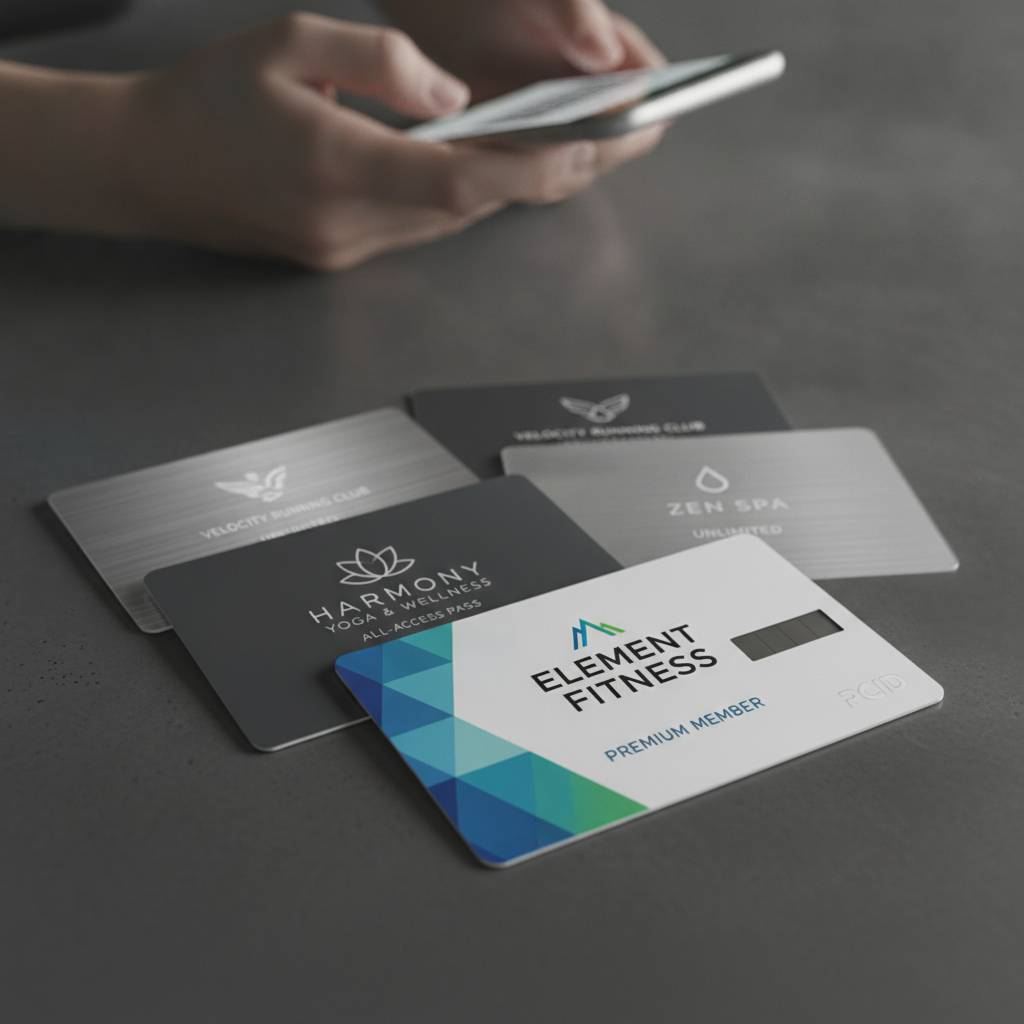 Vinyl Membership Cards for Fitness and Wellness Businesses