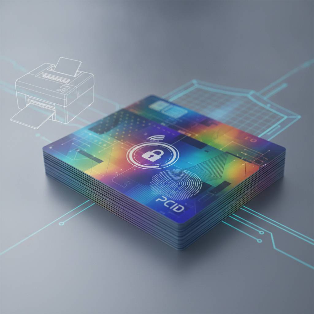 Access Control and Security Cards with Holographic Protection