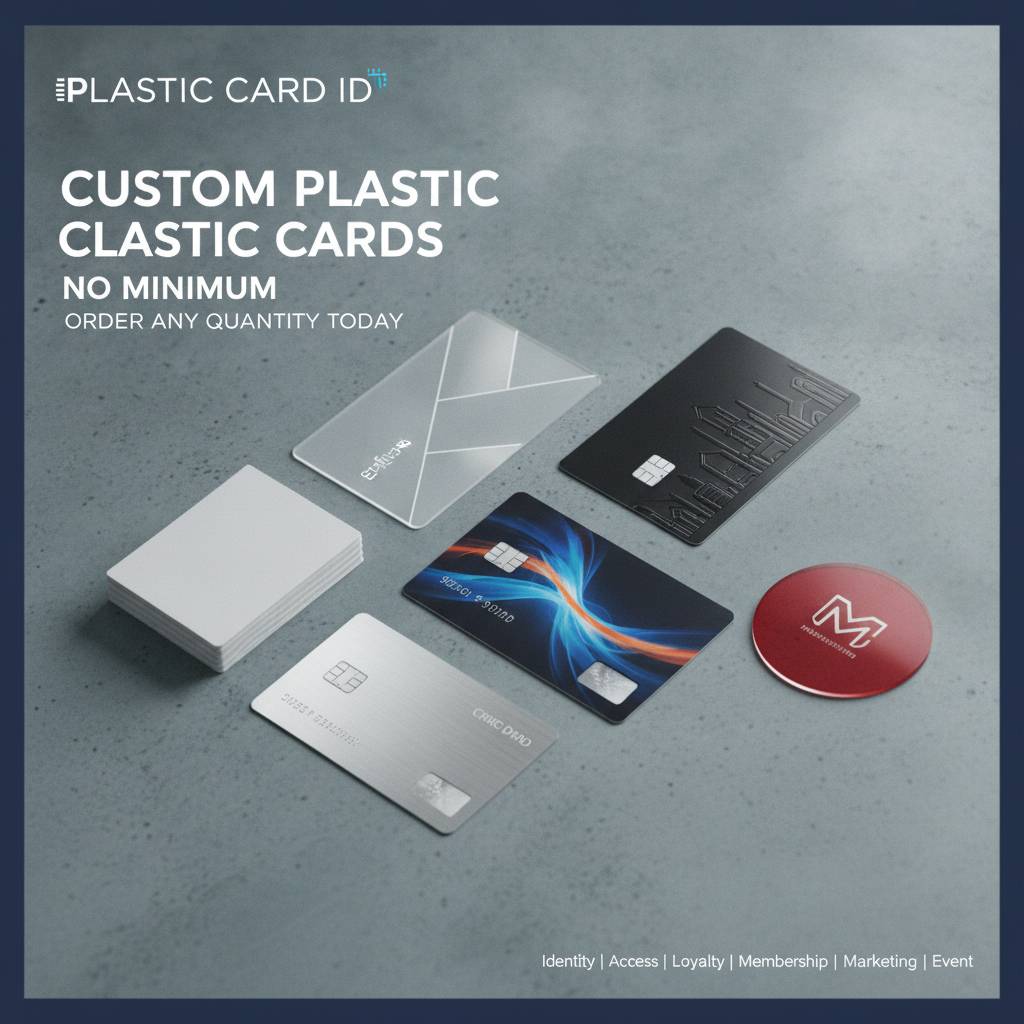 Custom Plastic Cards No Minimum: Order What You Actually Need